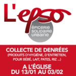 Collecte de denree EPSO epicerie montpellier
