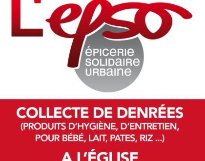 Collecte de denree EPSO epicerie montpellier