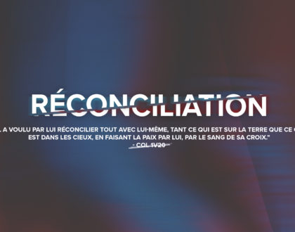 Nouvelle Série: RECONCILIATION