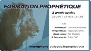 Formation prophetique 28 29 novembre